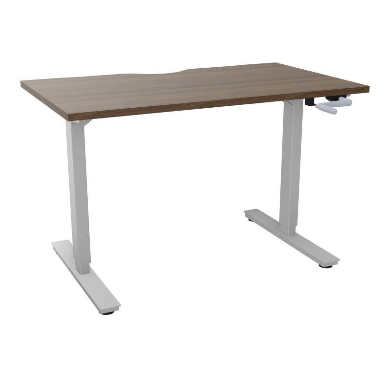 AXEL 2 BUREAU RECT 120X70 ECHANCRURE - SYST. MANIVELLE  N6 Z4