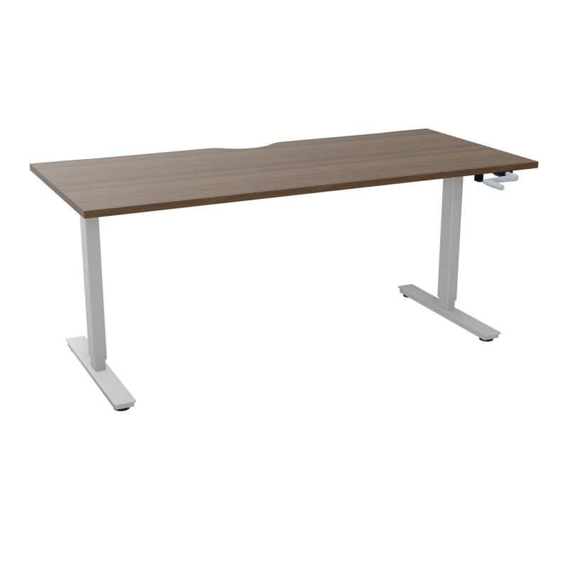 AXEL 2 BUREAU RECT 180X80 ECHANCRURE - SYST. MANIVELLE  N6 Z4