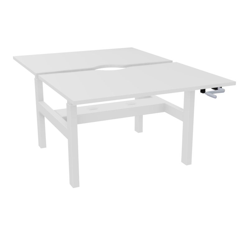 AXEL 2 BENCH 2 x RECT L120X80 ECHANCRURE - SYST.MANIVELLE  MG SO