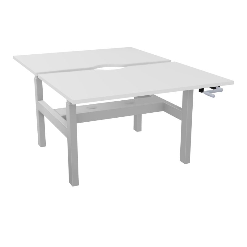 AXEL 2 BENCH 2 x RECT L120X80 ECHANCRURE - SYST.MANIVELLE  MG Z4