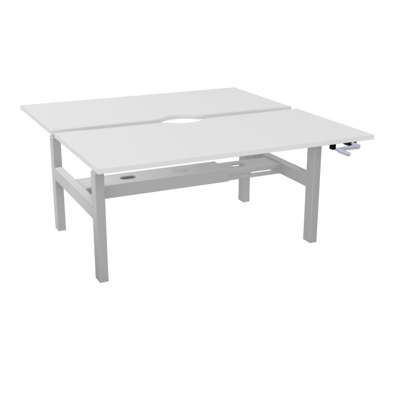 AXEL 2 BENCH 2 x RECT L160X80 ECHANCRURE - SYST.MANIVELLE  MG Z4