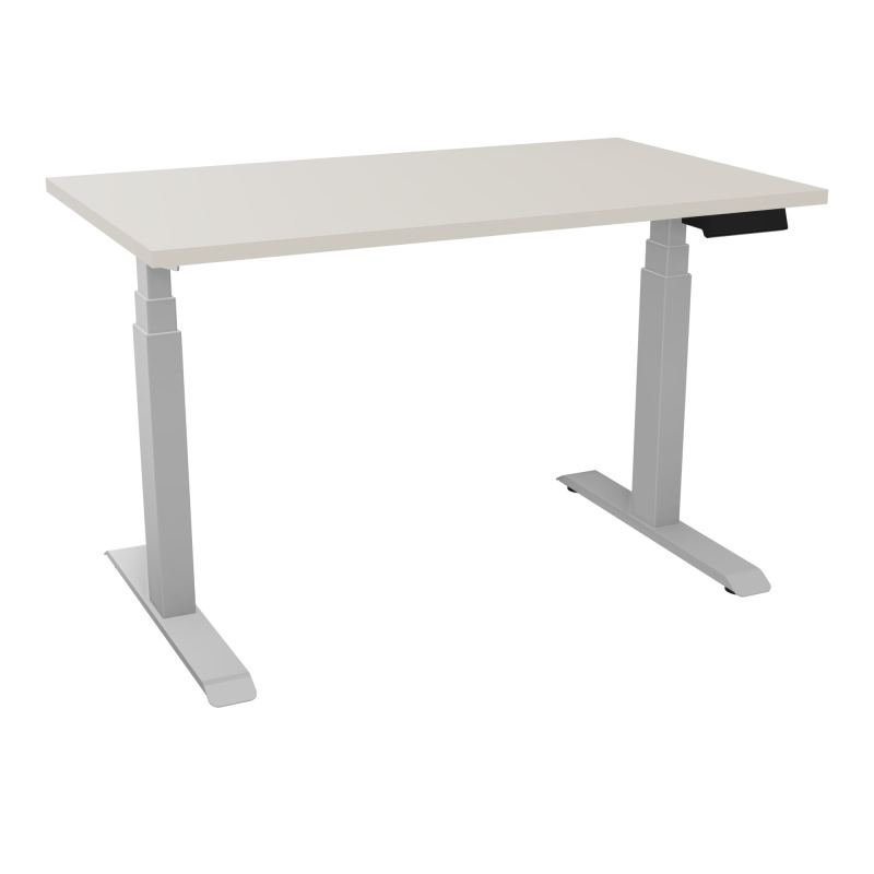 AXEL 2 BUREAU RECT 120X70 PPOBT - MOTORISE - 4 UTILLISATEURS x 2 MEM + USB    N5 Z4