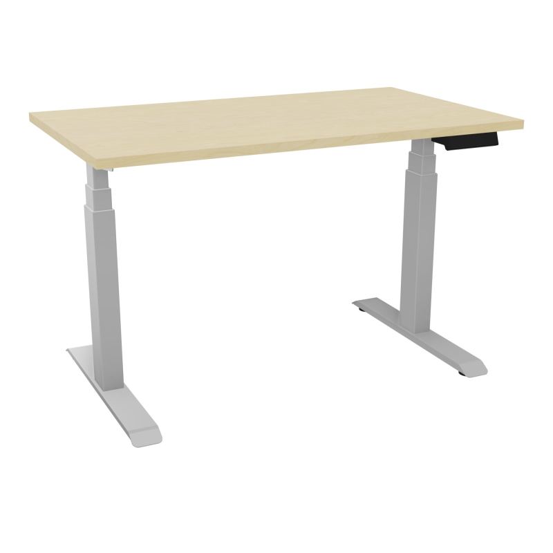 AXEL 2 BUREAU RECT 120X70 PPOBT - MOTORISE - 4 UTILLISATEURS x 2 MEM + USB    N8 Z4