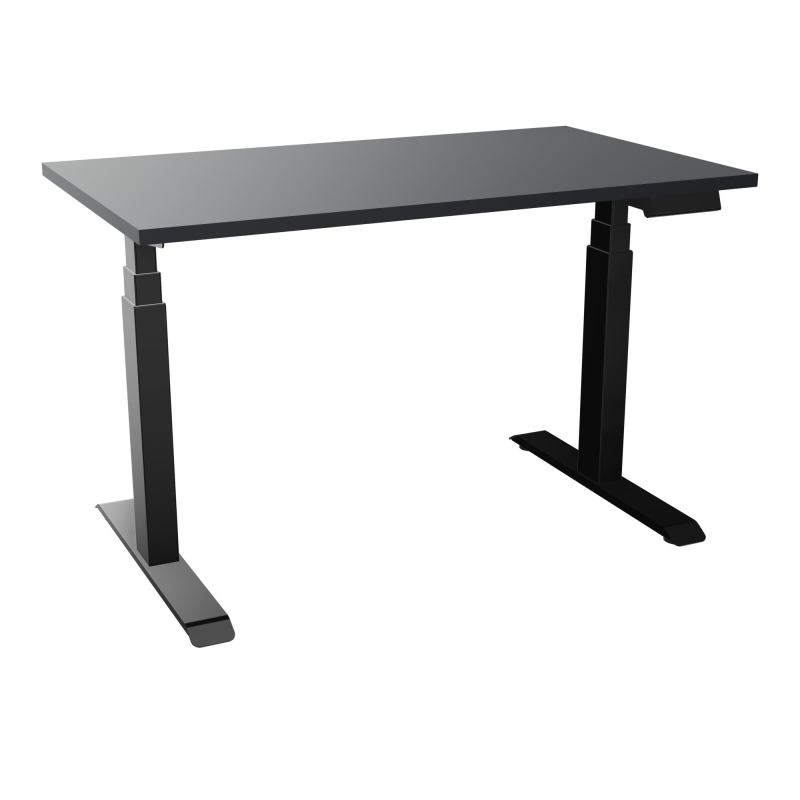AXEL 2 BUREAU RECT 120X70 PPOBT - MOTORISE - 4 UTILLISATEURS x 2 MEM + USB    R9 SG