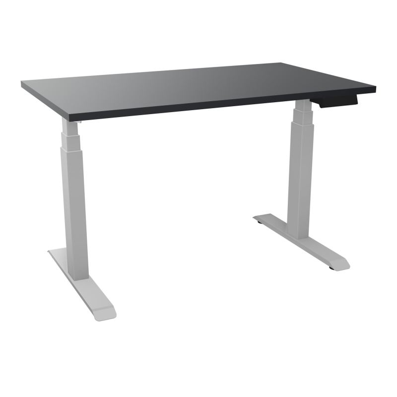 AXEL 2 BUREAU RECT 120X70 PPOBT - MOTORISE - 4 UTILLISATEURS x 2 MEM + USB    R9 Z4