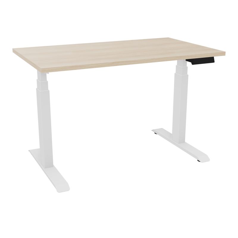 AXEL 2 BUREAU RECT 120X70 PPOBT - MOTORISE - 4 UTILLISATEURS x 2 MEM + USB    RZ SO