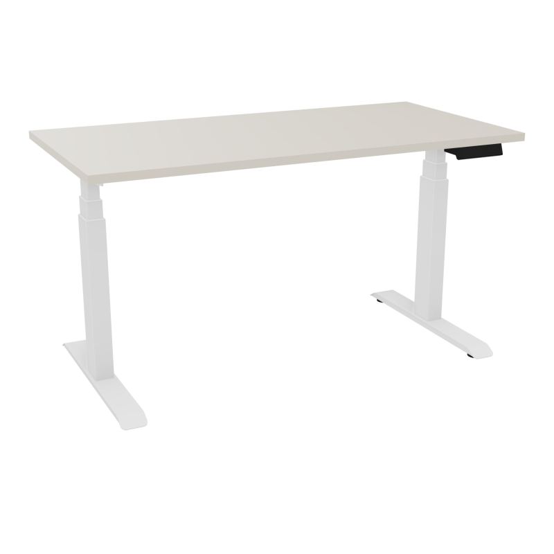 AXEL 2 BUREAU RECT 140X70 PPOBT - MOTORISE - 4 UTILISATEURS  x 2 MEM + USB N5 SO