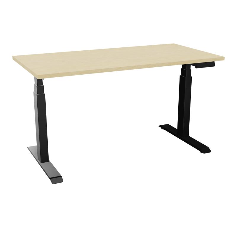 AXEL 2 BUREAU RECT 140X70 PPOBT - MOTORISE - 4 UTILISATEURS  x 2 MEM + USB N8 SG