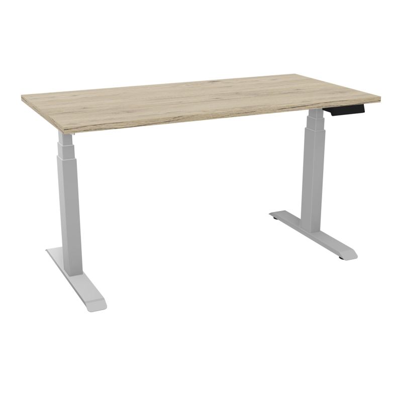 AXEL 2 BUREAU RECT 140X70 PPOBT - MOTORISE - 4 UTILISATEURS  x 2 MEM + USB R3 Z4