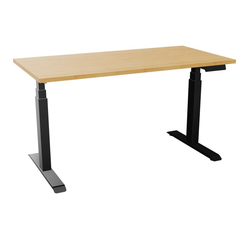 AXEL 2 BUREAU RECT 140X70 PPOBT - MOTORISE - 4 UTILISATEURS  x 2 MEM + USB R5 SG