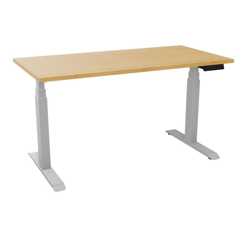 AXEL 2 BUREAU RECT 140X70 PPOBT - MOTORISE - 4 UTILISATEURS  x 2 MEM + USB R5 Z4