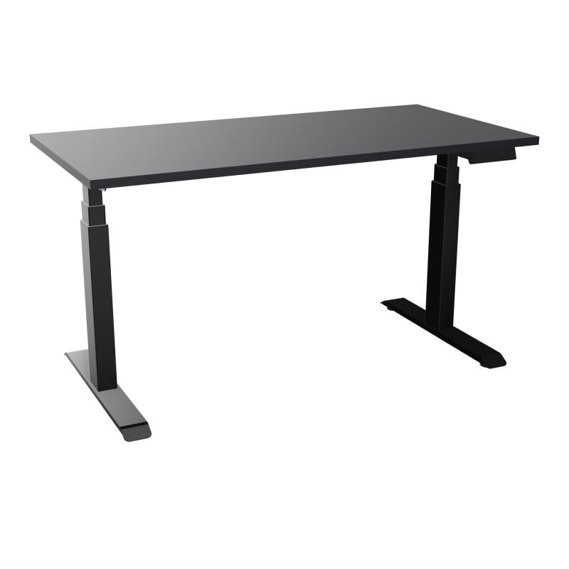 AXEL 2 BUREAU RECT 140X70 PPOBT - MOTORISE - 4 UTILISATEURS  x 2 MEM + USB R9 SG