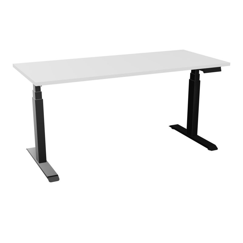 AXEL2 BUREAU RECT 160X70 PP OBT - MOTORISE  - 4 UTILLISATEURS x 2 MEM + USB MG SG
