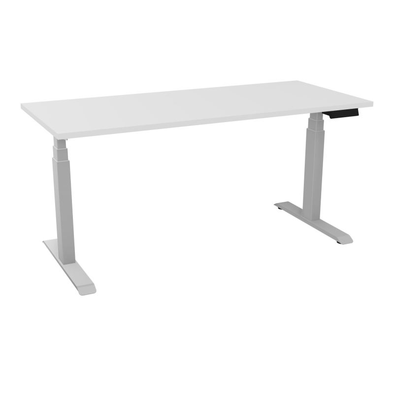AXEL2 BUREAU RECT 160X70 PP OBT - MOTORISE  - 4 UTILLISATEURS x 2 MEM + USB MG Z4