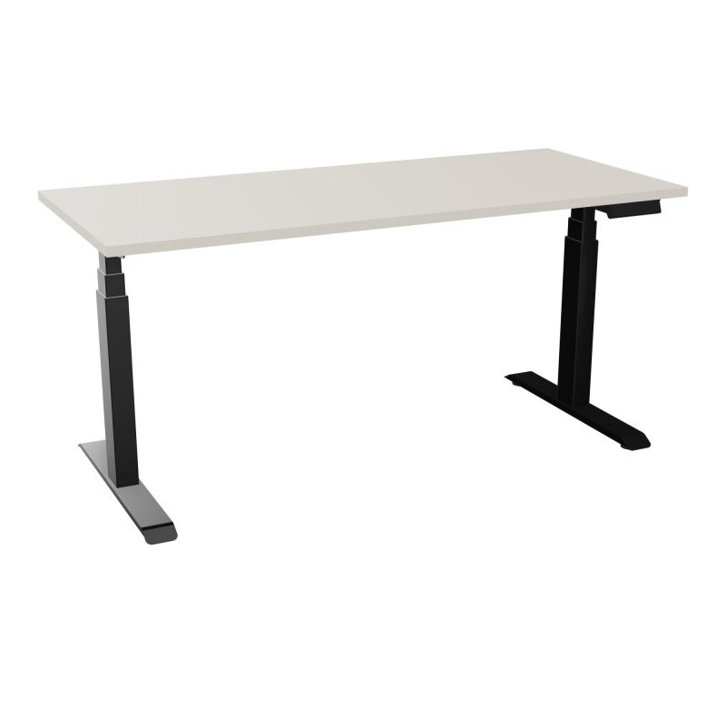 AXEL2 BUREAU RECT 160X70 PP OBT - MOTORISE  - 4 UTILLISATEURS x 2 MEM + USB N5 SG