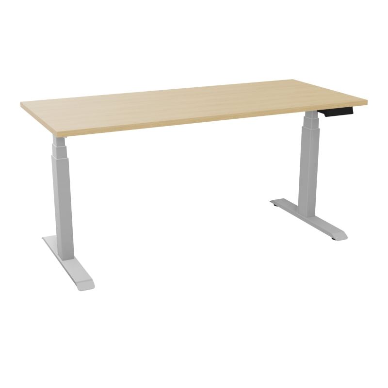 AXEL2 BUREAU RECT 160X70 PP OBT - MOTORISE  - 4 UTILLISATEURS x 2 MEM + USB R1 Z4