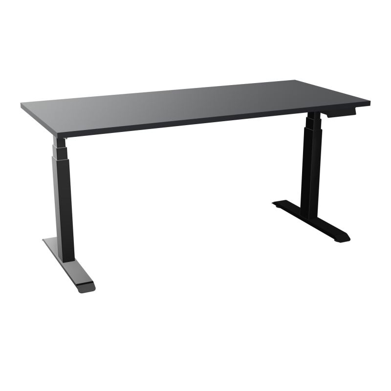 AXEL2 BUREAU RECT 160X70 PP OBT - MOTORISE  - 4 UTILLISATEURS x 2 MEM + USB R9 SG