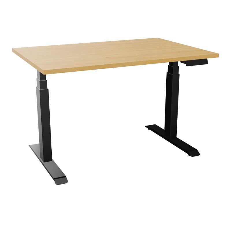 AXEL 2 BUREAU RECT. L120XP80PP OBT -MOTORISE - 4 UTILISATEURS  x 2 MEM + USB R5 SG