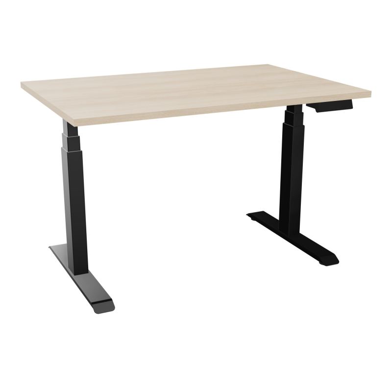AXEL 2 BUREAU RECT. L120XP80PP OBT -MOTORISE - 4 UTILISATEURS  x 2 MEM + USB RZ SG