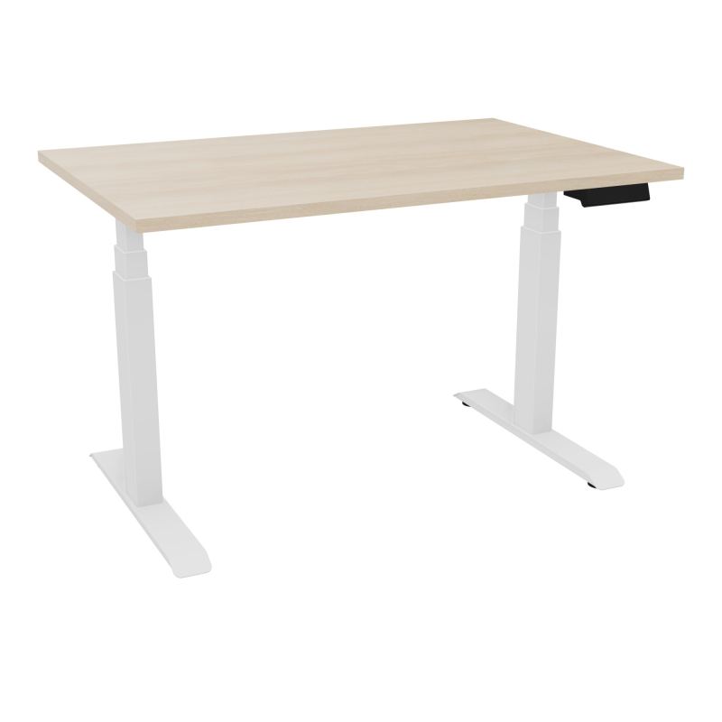 AXEL 2 BUREAU RECT. L120XP80PP OBT -MOTORISE - 4 UTILISATEURS  x 2 MEM + USB RZ SO