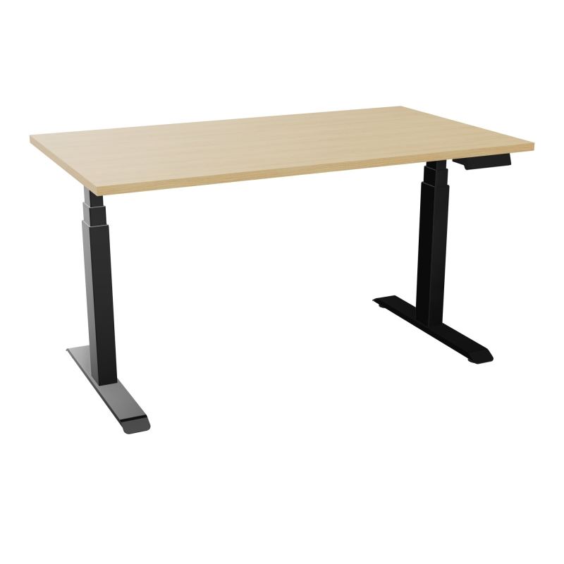 AXEL 2 BUREAU RECT. L140XP80 PP OBT -MOTORISE - 4 UTILISATEURS  x 2 MEM + USB R1 SG