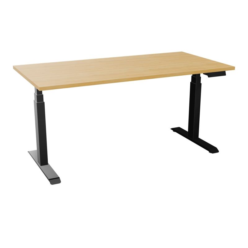 AXEL 2 BUREAU RECT. L160XP80PP OBT -MOTORISE - 4 UTILISATEURS  x 2 MEM + USB R5 SG