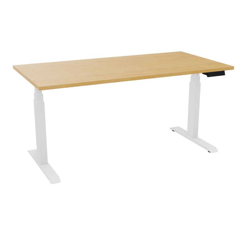 AXEL 2 BUREAU RECT. L160XP80PP OBT -MOTORISE - 4 UTILISATEURS  x 2 MEM + USB R5 SO