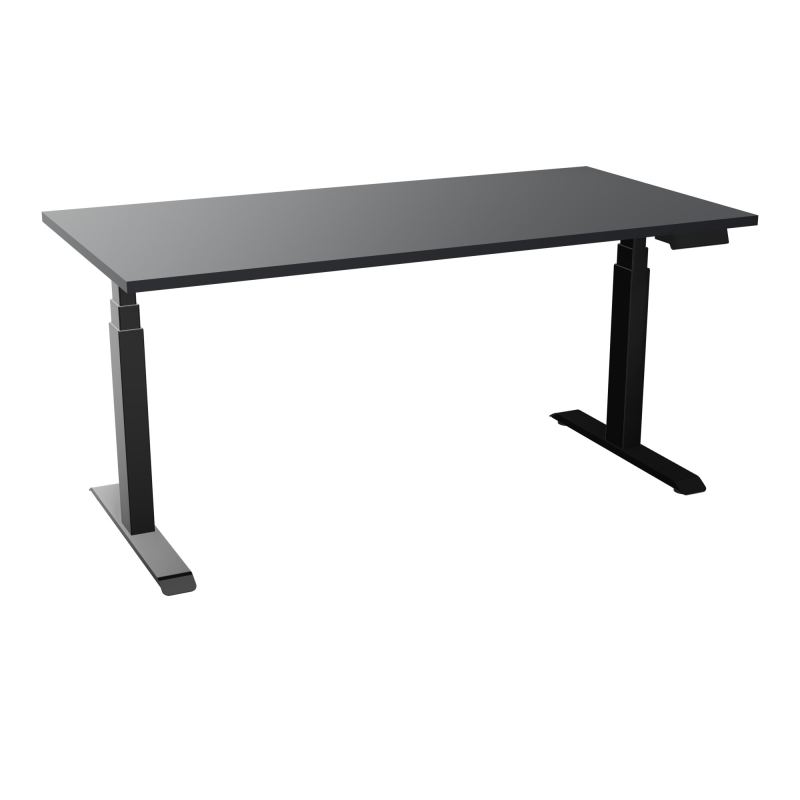 AXEL 2 BUREAU RECT. L160XP80PP OBT -MOTORISE - 4 UTILISATEURS  x 2 MEM + USB R9 SG