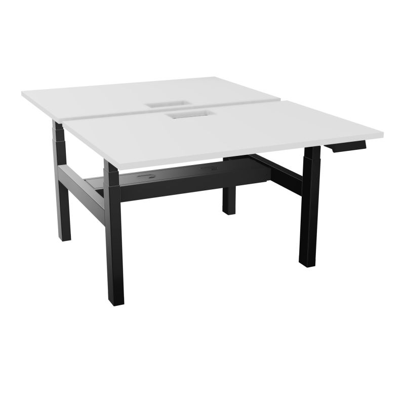 AXEL 2 BENCH 2 x RECT L120XP80 DECOUPE TRAPPE + GOUL - MOTORISE - 4 UTILLISATEURS x 2 MEM