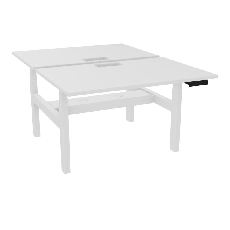 AXEL 2 BENCH 2 x RECT L120XP80 DECOUPE TRAPPE + GOUL - MOTORISE - 4 UTILLISATEURS x 2 MEM