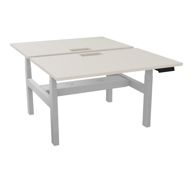 AXEL 2 BENCH 2 x RECT L120XP80 DECOUPE TRAPPE + GOUL - MOTORISE - 4 UTILLISATEURS x 2 MEM