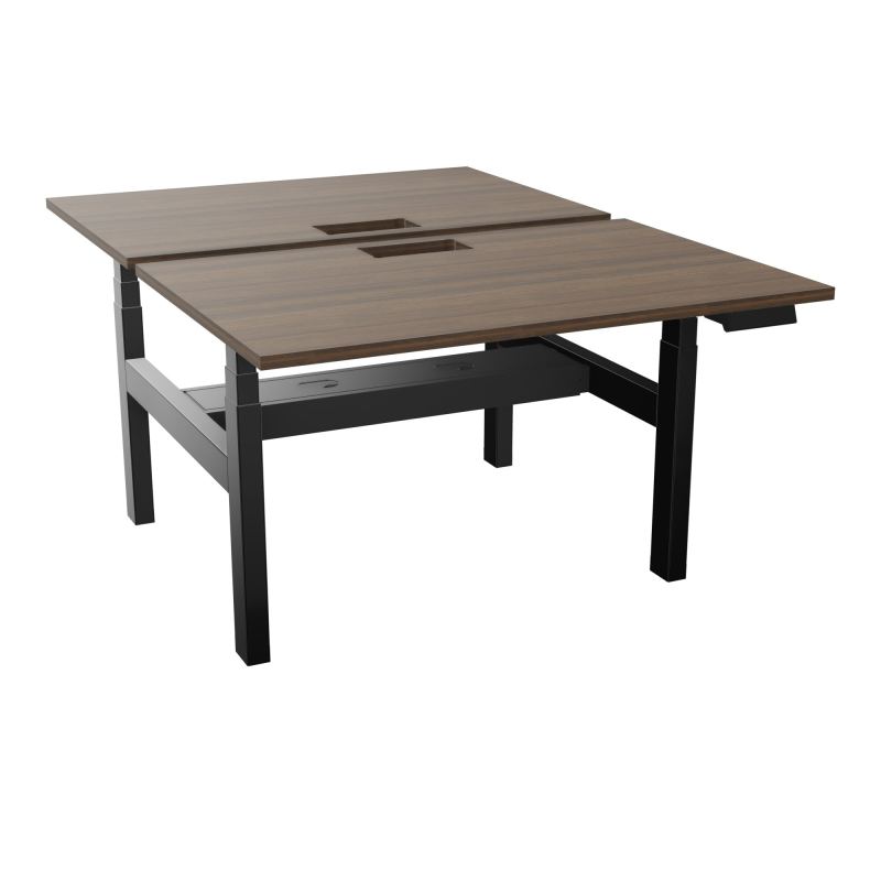 AXEL 2 BENCH 2 x RECT L120XP80 DECOUPE TRAPPE + GOUL - MOTORISE - 4 UTILLISATEURS x 2 MEM