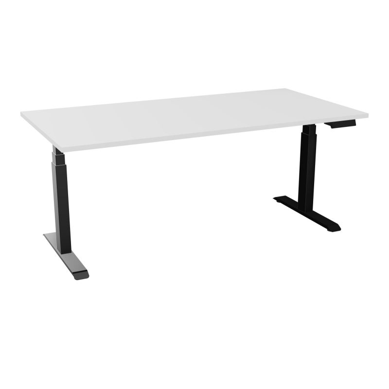 AXEL 2 BUREAU RECT 180X90 PPOBT - MOTORISE - 4 UTILLISATEURS x 2 MEM + USB    MG SG