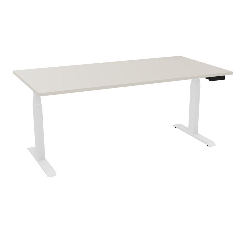 AXEL 2 BUREAU RECT 180X90 PPOBT - MOTORISE - 4 UTILLISATEURS x 2 MEM + USB    N5 SO