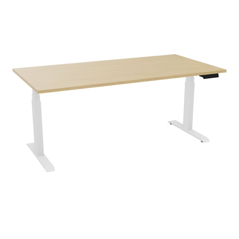 AXEL 2 BUREAU RECT 180X90 PPOBT - MOTORISE - 4 UTILLISATEURS x 2 MEM + USB    R1 SO