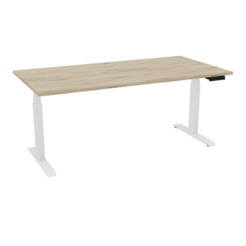 AXEL 2 BUREAU RECT 180X90 PPOBT - MOTORISE - 4 UTILLISATEURS x 2 MEM + USB    R3 SO