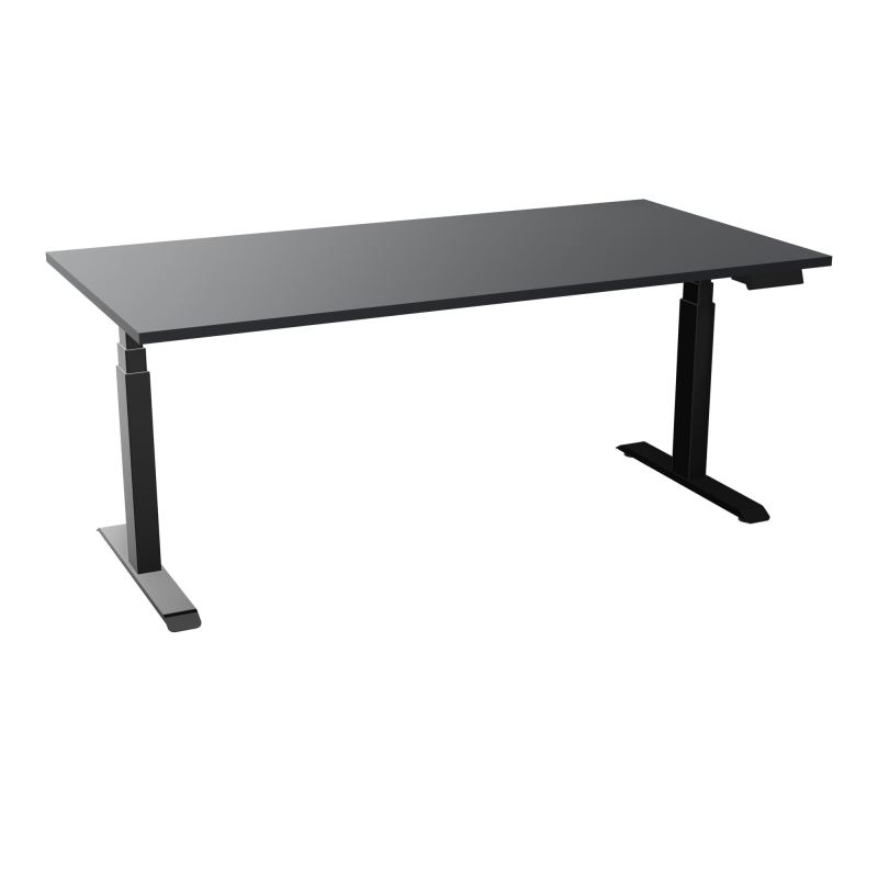 AXEL 2 BUREAU RECT 180X90 PPOBT - MOTORISE - 4 UTILLISATEURS x 2 MEM + USB    R9 SG