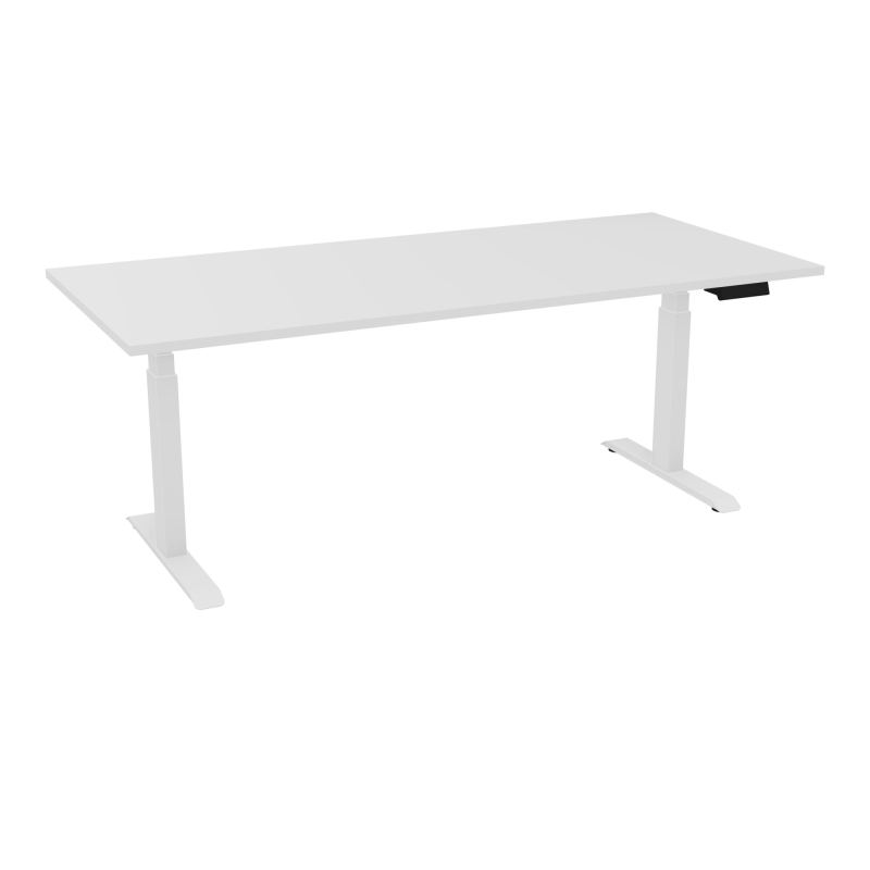 AXEL 2 BUREAU RECT 200X90 PPOBT - MOTORISE - 4 UTILLISATEURS x 2 MEM + USB    MG SO