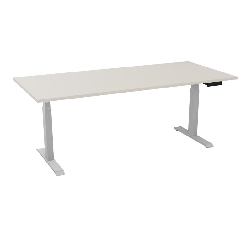 AXEL 2 BUREAU RECT 200X90 PPOBT - MOTORISE - 4 UTILLISATEURS x 2 MEM + USB    N5 Z4