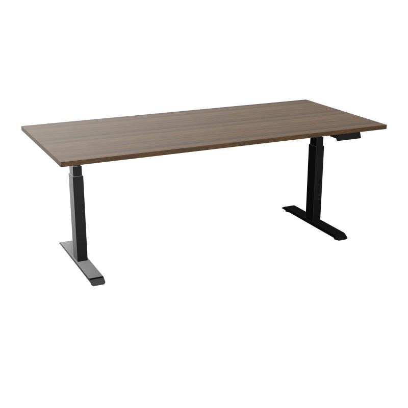 AXEL 2 BUREAU RECT 200X90 PPOBT - MOTORISE - 4 UTILLISATEURS x 2 MEM + USB    N6 SG