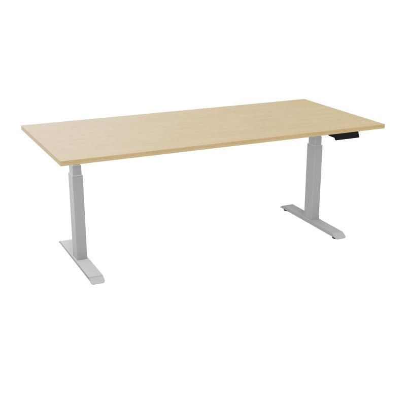 AXEL 2 BUREAU RECT 200X90 PPOBT - MOTORISE - 4 UTILLISATEURS x 2 MEM + USB    R1 Z4