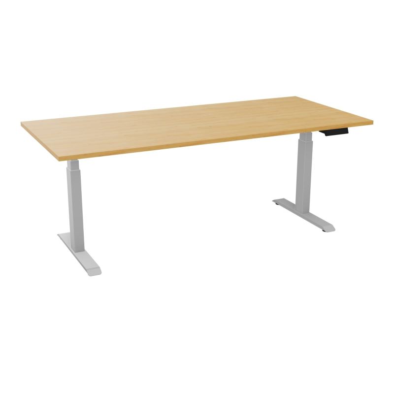 AXEL 2 BUREAU RECT 200X90 PPOBT - MOTORISE - 4 UTILLISATEURS x 2 MEM + USB    R5 Z4