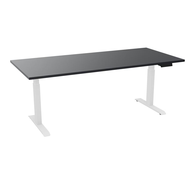 AXEL 2 BUREAU RECT 200X90 PPOBT - MOTORISE - 4 UTILLISATEURS x 2 MEM + USB    R9 SO