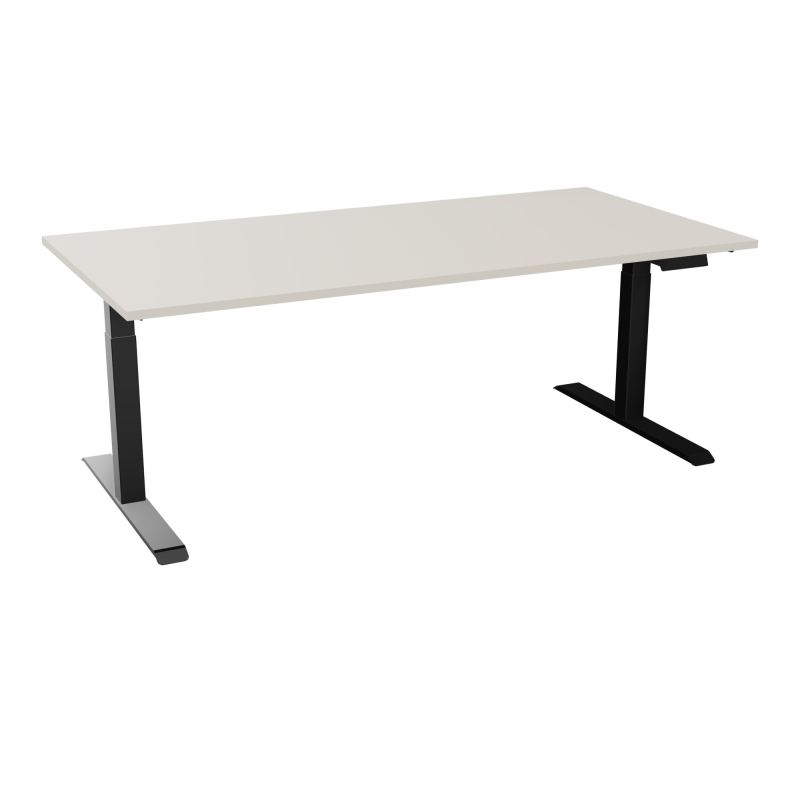 AXEL2 BUREAU L200XP100 PP 2 OBT. BOIT.ELEC CDE NUM.4 MEMOI.POSIT.STRUCTURE PIEDS CARRE 75