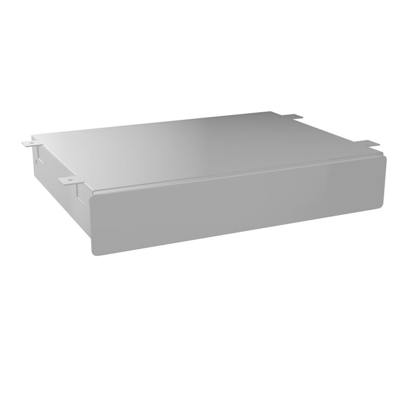 TIROIR METAL V3 L37 P27+PLUMIER SOUS PLAN TRAVAIL P70/P80 ALU SA