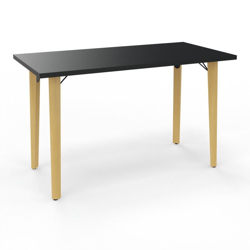 ROBIN T RECT L120 P60 PRE-PERCE OBT PIEDS PLATINE HETRE/METAL R9 SG MS