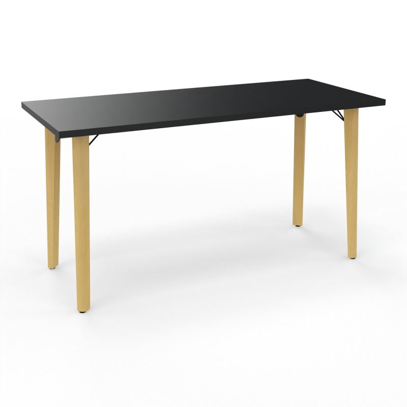 ROBIN T RECT L140 P60 PRE-PERCE OBT PIEDS PLATINE HETRE/METAL R9 SG MS