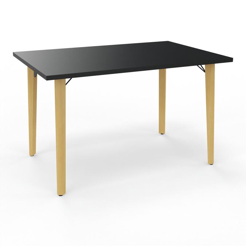 ROBIN T RECT L120 P80 PRE-PERCE OBT PIEDS PLATINE HETRE/METAL R9 SG MS