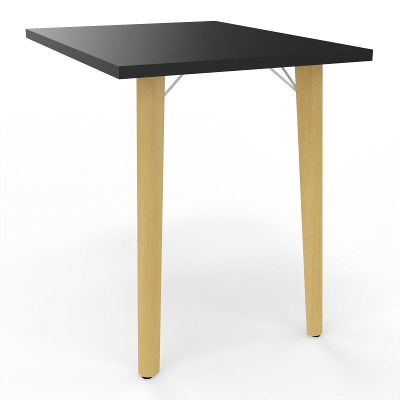 ROBIN RETOUR RECT L80 P60 PIEDS PLATINE HETRE/METAL R9 SO MS