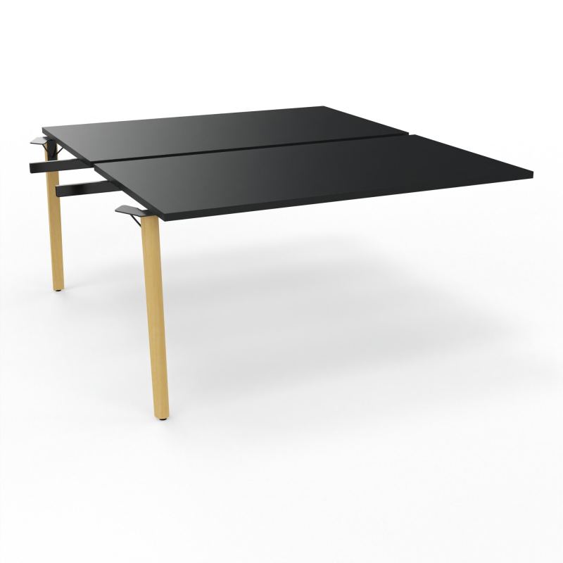 ROBIN T SUI DOUBLE PLT 2X80 X L140 P165 PRE-PERCE OBT 4XPIEDS PLATINE EXTREM HETRE/METAL